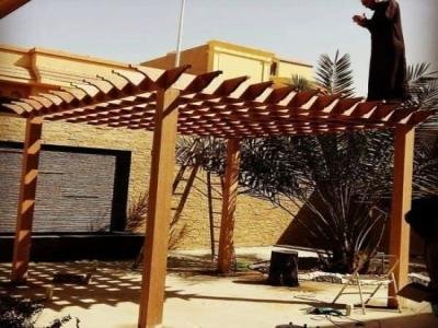 افضل برجولات خشب بالرياض تركيب برجولات جلسات بالرياض
